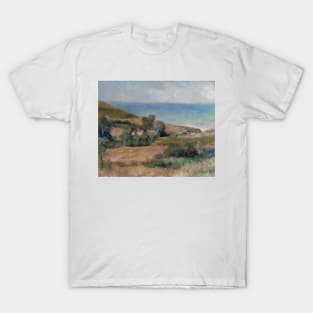 View of the Seacoast near Wargemont in Normandy by Auguste Renoir T-Shirt